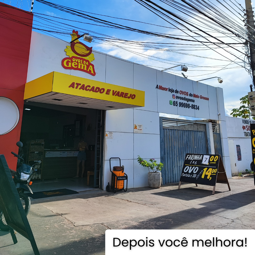 Loja Ovos da Gema hoje — Atacado e Varejo em Várzea Grande